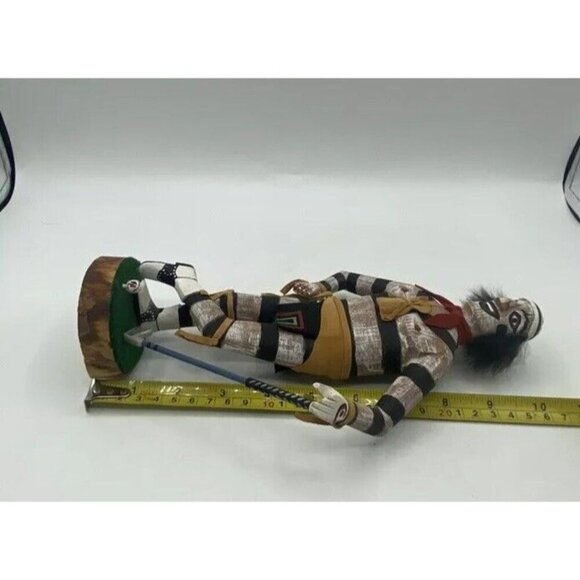 Hopi Kachina Doll Hano Clown Golfer Golf Signed F. Begay Native  American READ - Picture 7 of 13